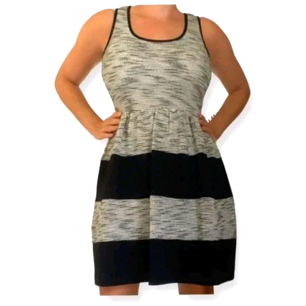 Maurices Dress Women's Casual Gray Sleeveless Scoop Neck Good Condition